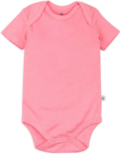 Vista 3 de HonestBaby baby-girls 5-pack Short Sleeve Bodysuits One-piece 100% Organic Cotton for Infant Baby Girls