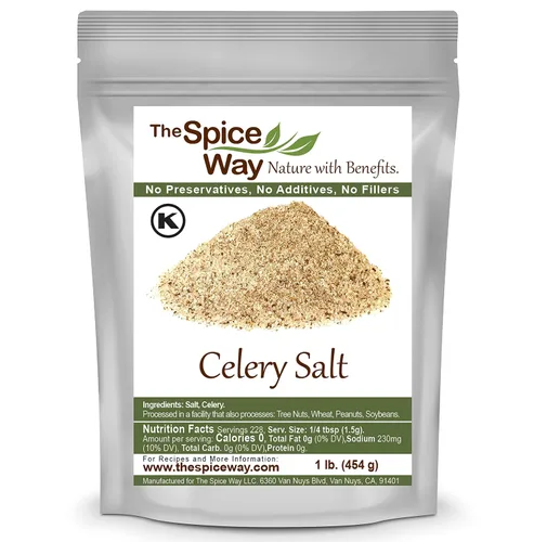 Vista 4 de The Spice Way Tomate en polvo de 8 onzas, hierba de eneldo 3 onzas y sal de apio 1 libra