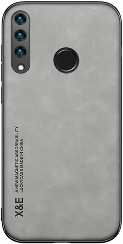 Vista 4 de Kepuch Silklike Funda Para Huawei Nova 4E/P30 Lite - Cubierta De Parachoques Placa De Metal Incorporada Para Huawei Nova 4E/P30 Lite - Negro