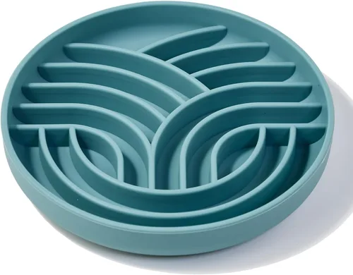 Vista 27 de OHMO Slow Feeder Dog Bowl, 5.9" Lick Mat for Dogs, Diamond, Camo Green verde (camo green)
