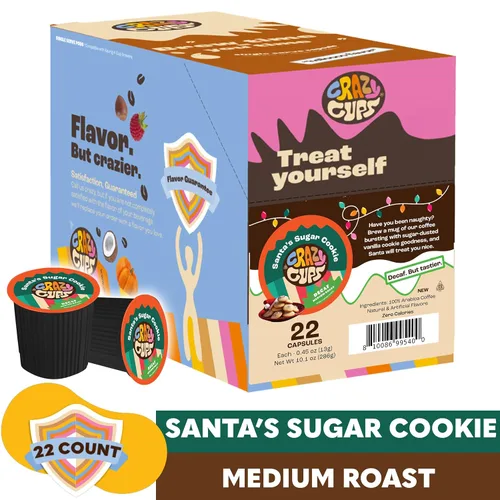 Vista 2 de Crazy Cups Galletas de azúcar de Santa DESCAFEINADAS 22