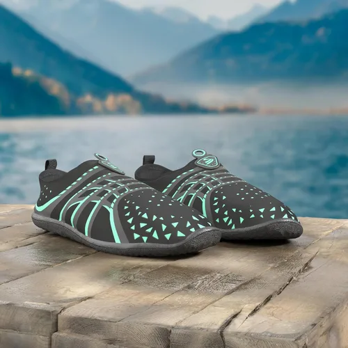 Vista 2 de Zapatos de agua Spesoul para mujer y hombre, transpirables, de secado rápido, suaves, estilo pies descalzos, para senderismo, natación, playa, surf