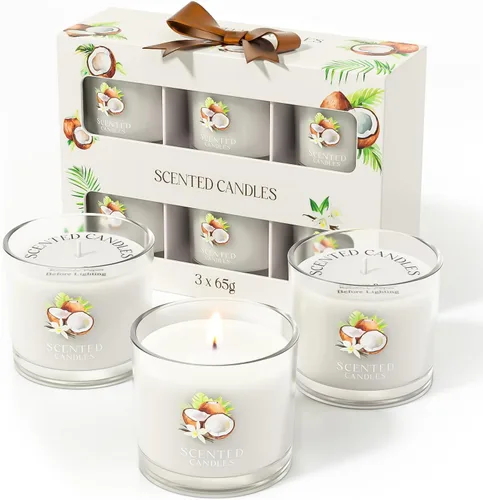 Vista 25 de CHILLFLAME Velas perfumadas de regalo para mujer, juego de regalo de velas para ella, 6 velas votivas perfumadas, regalos de cumpleaños