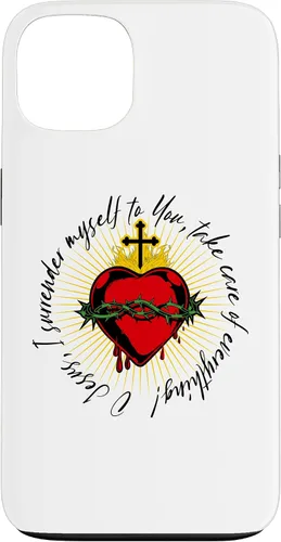Vista 7 de Surrender Novena O Jesus Catholic Black Letter Case for iPhone 17