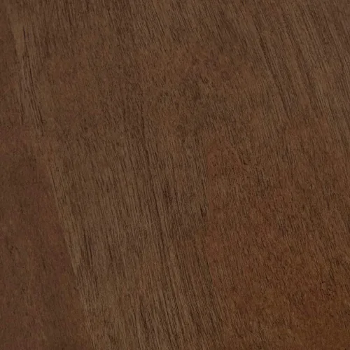 Vista 5 de Madison Park - Mesas de café Parker de madera maciza, acabado en dos tonos con estante inferior de almacenamiento moderno de mediados de siglo