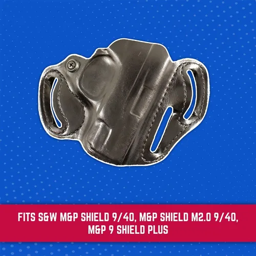 Vista 3 de Desantis Funda de vaina de velocidad compatible con escudo para mano derecha, 002BAX7Z0, negro Fits S&W M&P Shield 9/40, M&P Shield M2.0 9/40, M&P