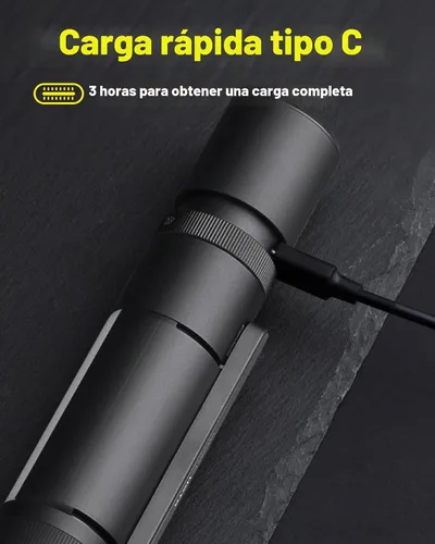 Vista 6 de HOTO Linterna de emergencia recargable, linterna LED magnética de altos lúmenes con interruptor de vidrio para ventana, cortador de cinturón