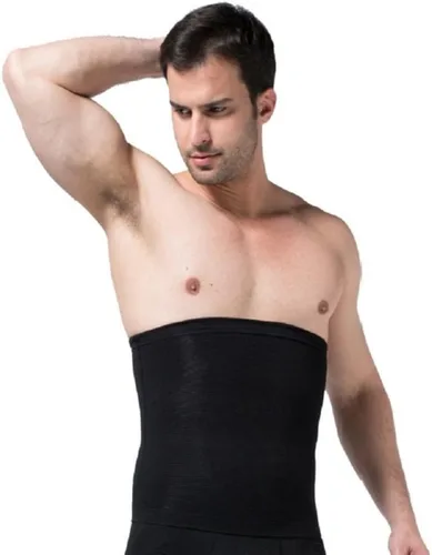 Vista 2 de ValentinA - Cinturón de cintura para hombre, cómodo, elástico, aprieta el abdomen, moldeador de cuerpo cómodo