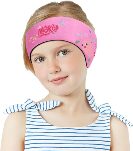Vista 10 de MoKo Diadema de natación para niños y adultos, linda diadema Swinmmers para mantener el agua fuera, impermeable, banda de protección para los oídos