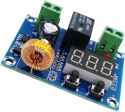 Vista 6 de Interruptor de desconexión de protector digital de bajo voltaje XH-M609, módulo de protección de voltaje CC 12V-36V Módulo de protección de circuito