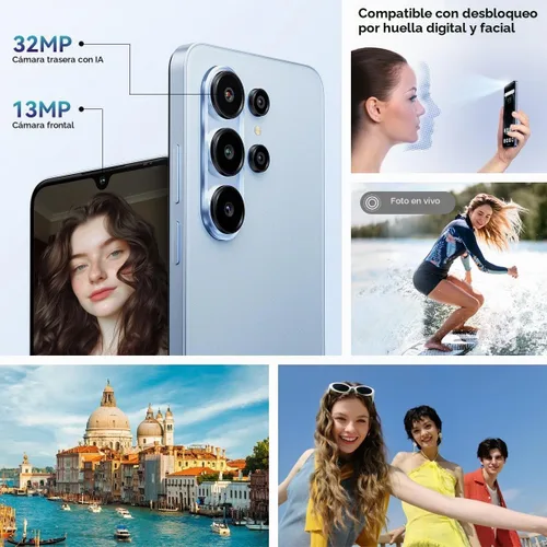 Vista 11 de Blackview Wave 10 4G teléfono Android desbloqueado, 256 GB, 6.88 "120Hz Verde