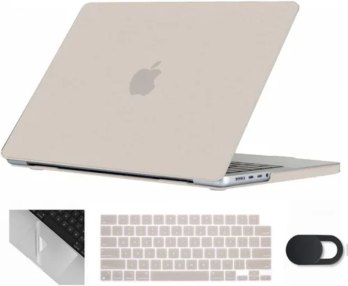 Vista 33 de Se7enline Funda rígida compatible con MacBook Pro de 16 pulgadas 2021/2022/2023/2024 para A2485 A2780 A2991 A3403 M4 M3 M2 M1 y teclado y protector