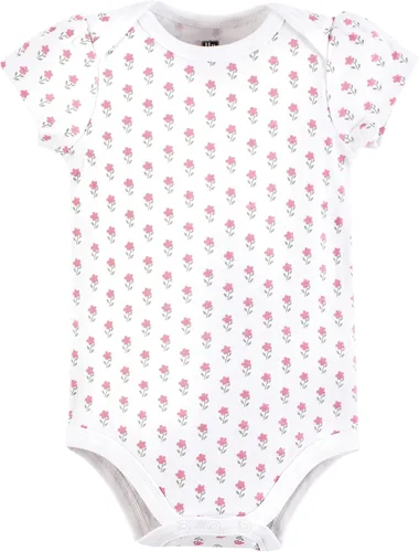 Vista 87 de Hudson Baby baby-girls Cotton Bodysuits 3-pack