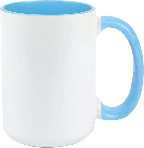 Vista 6 de Taza de café de cerámica por sublimación de 15 onzas, 12 colores surtidos, caja de 24 colores variados (12 Assorted colors)