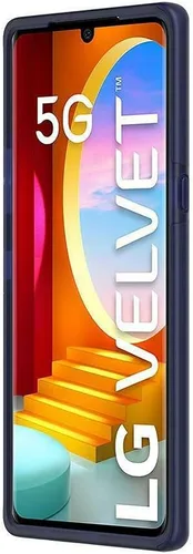 Vista 3 de Incipio Dualpro LG Velvet 5G UW (solo compatible con Verizon) Azul medianoche