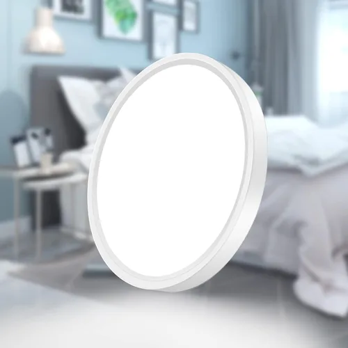 Vista 20 de inShareplus Lámpara de techo LED de 7 pulgadas, color blanco de 12 W (equivalente a 120 W) 5000 K, luces de techo blancas de montaje empotrado