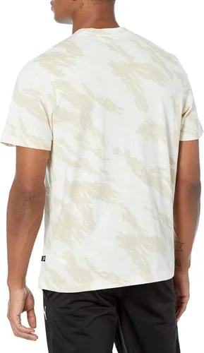 Vista 2 de PUMA Camiseta estampada para hombre 3, Negro