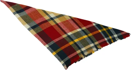 Vista 43 de Wander Agio - Bufanda envolvente con diseño a cuadros o triangular para mujer, cálida y larga, de punto, sensación de cachemira, chal