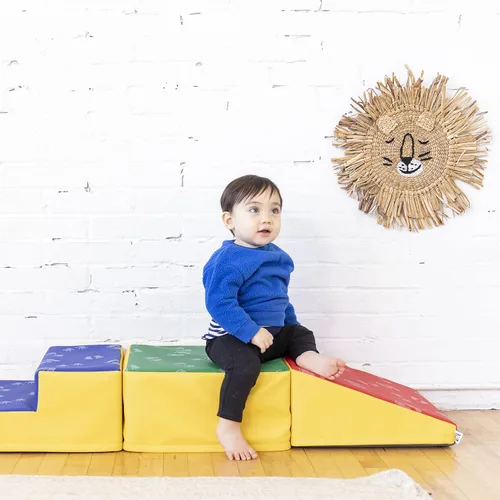 Vista 8 de ECR4Kids SoftZone Junior Little Me Climb Crawl and Slide, juego para principiantes, surtido, 3 piezas