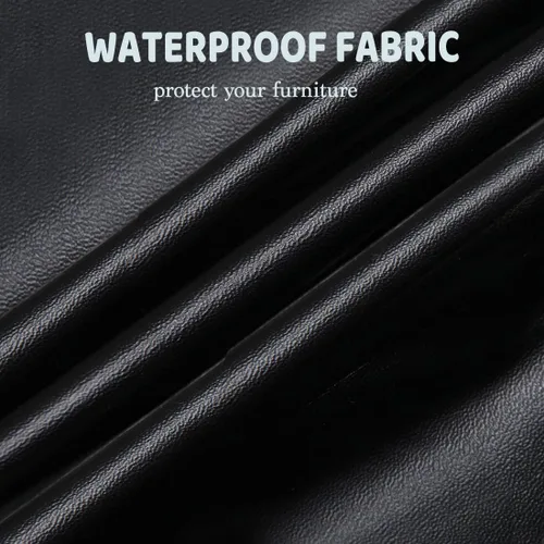 Vista 3 de Funda de asiento impermeable para sillas de comedor, extraíble, lavable, tapizada, protectores de asiento de silla resistentes al agua, fundas
