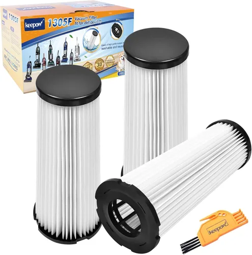 Vista 8 de KEEPOW F1 - Filtro HEPA para aspiradora vertical Dirt Devil, modelos Featherlite/Breeze/Swivel Glide/Vision/Jaguar/Extra Light, repuesto 2JC0280000