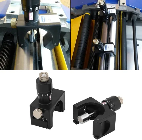 Vista 2 de GOTOTOP 2 unids planer magnético hoja ajuste jig setter planer cuchillo ajuste jig herramienta de carpintería