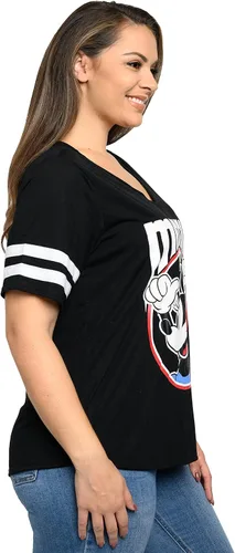 Vista 2 de Disney - Camiseta infantil con cuello en V para mujer