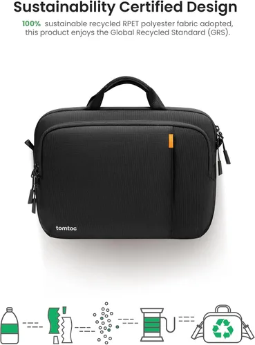 Vista 15 de tomtoc estuche de transporte 360 para laptop de 14 pulgadas MacBook Pro M5/M4/M3/M2/M1 Pro/Max A3434 A3112 A3401 A3185 A2992, bolsa de hombro