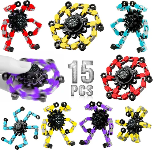 Vista 14 de KatchOn, 6 piezas transformables Fidget Spinner recuerdos de fiesta