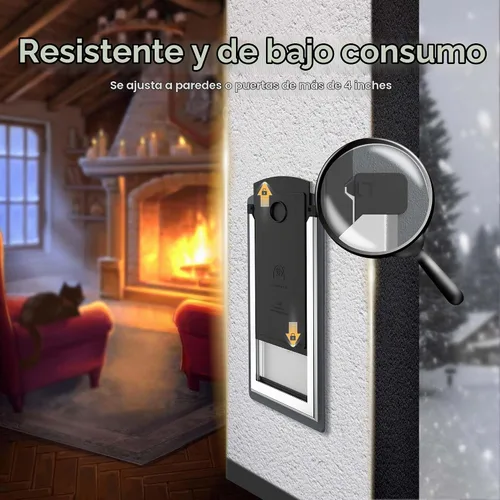 Vista 3 de Puerta de perro de pie libre para pared, marco de acero puerta grande del perro