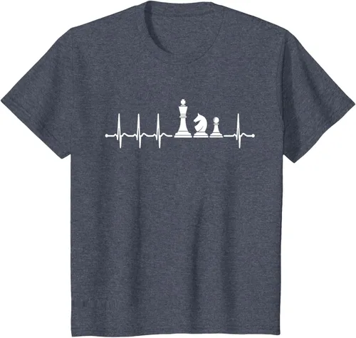 Vista 51 de Camiseta de ajedrez, niños de ajedrez, amantes del ajedrez, camiseta de ajedrez para niños, Negro