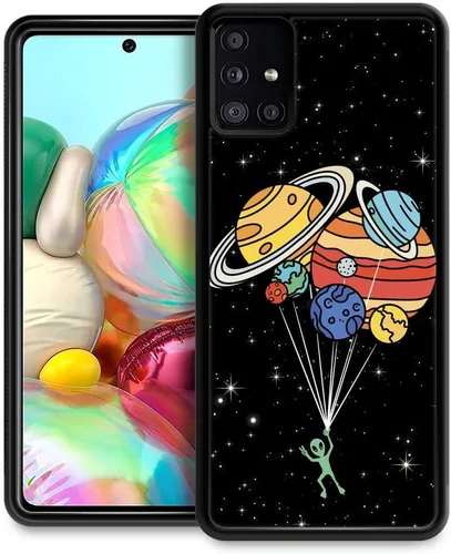 Vista 10 de Funda compatible con Samsung Galaxy Z Fold 2 5G, sistema solar de globo alienígena, diseño de patrón increíble, a prueba de golpes, antiarañazos