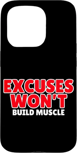 Vista 14 de Funda divertida con frase motivacional para iPhone 16 Fitness