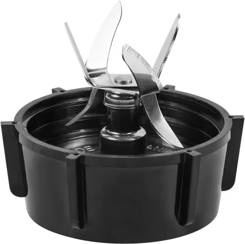 Vista 2 de Cuchilla de licuadora para piezas de repuesto Oster Blender con tapa de base de tarro y junta tórica, kit de actualización de accesorios (6 puntos)