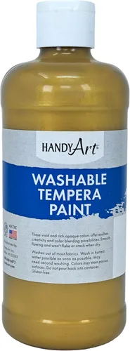 Vista 61 de Handy Art Little Masters - Pintura lavable, 16 onzas, color negro Bright & Mixable, High Opacity, Washable Colors for Classroom, Students, Kids