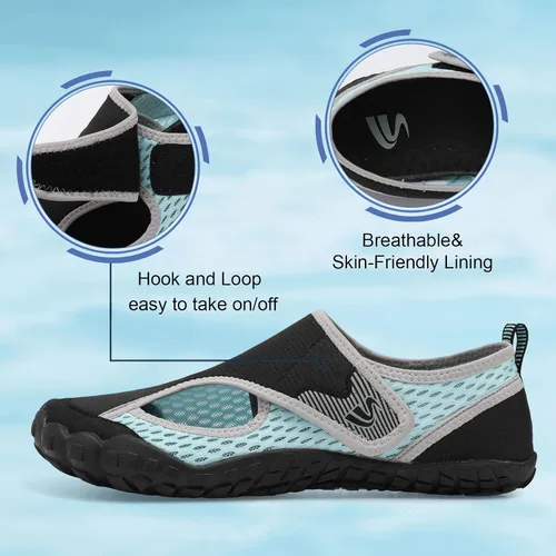 Vista 4 de Spesoul Zapatos de agua para mujer y hombre, para natación, playa, secado rápido, para piscina, senderismo, entrenamiento, deportes acuáticos al