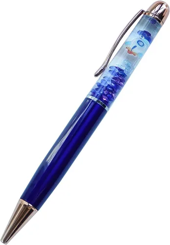 Vista 17 de Bolígrafos Divertidos de Alienígena Lindos Flotadores Líquido Flotante Escritura Diario Oficina Bolígrafo Regalo Único Para Mujeres Hombres