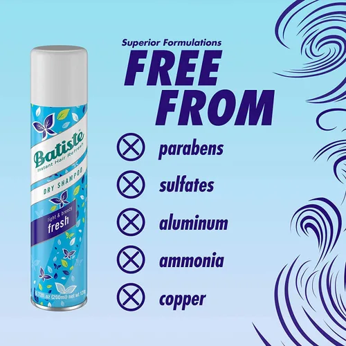 Vista 8 de Batiste Batiste - Champú seco, fresco, 6.73 onzas líquidas, 6.73 onzas líquidas