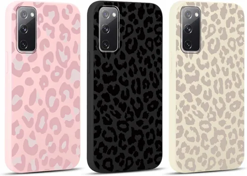 Vista 22 de Pack de 2 fundas con estampado de guepardo para Samsung Galaxy A03s 4G de 6.5", fundas de diseño de patrón de leopardo de lujo, de silicona suave