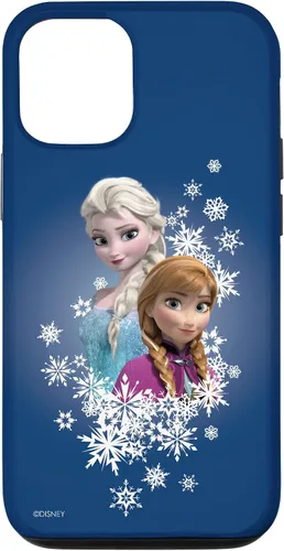 Vista 28 de Disney Frozen Anna and Elsa Sisters and Snowflakes - Carcasa para iPhone 17