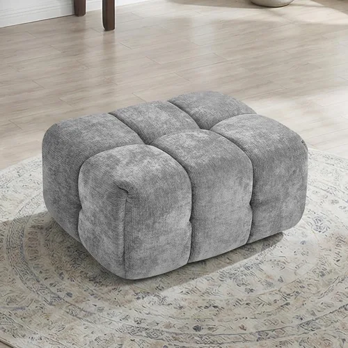 Vista 30 de Sofá de dos plazas seccional modular sin armazón de 78.7 pulgadas, sofá nube capitoné con asiento profundo, sofá de chenilla para sala de estar