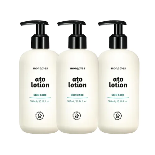 Vista 10 de Mongdies Baby Ato Lotion-Soluciones hidratantes e hidratantes para pieles sensibles y delicadas, excelente grado en alemán Derma Test, todos