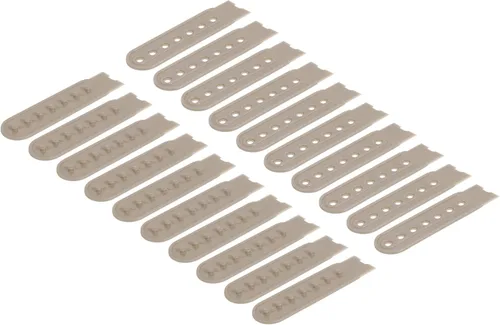 Vista 28 de uxcell Tapa de correa Snapback, agujeros de plástico ajustable sombrero broche hebilla reemplazo para reparación de tapas