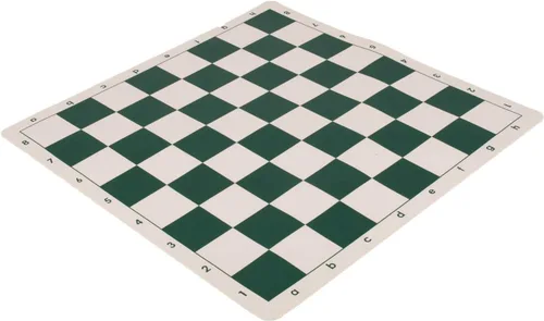 Vista 8 de Tablero de ajedrez de torneo de silicona reglamentaria - Cuadrados de 2.25" por la Federación de Ajedrez de los Estados