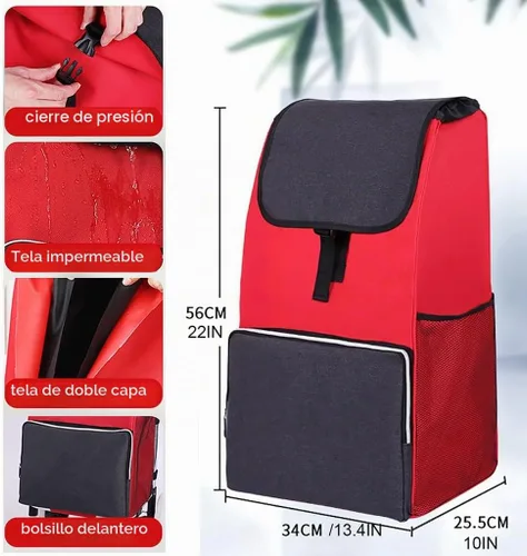 Vista 2 de Bolsa de repuesto para carrito de comestibles/carrito de compras - Bolsa