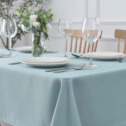 Vista 30 de maxmill Mantel cuadrado de jacquard resistente a las manchas, impermeable, resistente a las arrugas, lavable, suave, mantel decorativo de tela