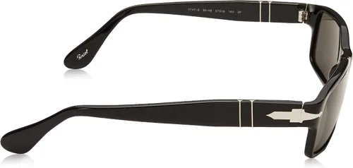 Vista 3 de Persol PO2747S - Gafas de sol rectangulares, Negro, verde (blackGreen Polarized)