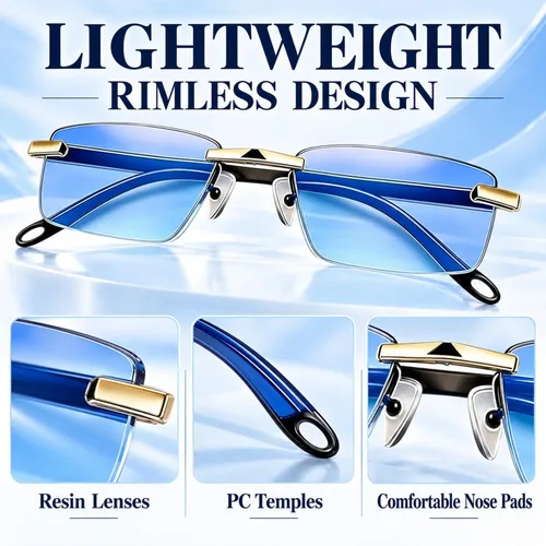 Vista 6 de Vidrios azules auto ajustables del enfoque de los vidrios Gafas de enfoque automático, lentes de enfoque automático autoajustables para 1 unidad.