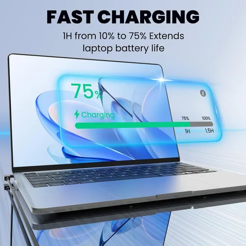 Vista 3 de Cargador para portátil de 65 W compatible con Acer ChromeBook 11 13 14 15 R11 N15Q8 N15Q9 N15Q10 CB3 CB5 C720 C720P C731 C738T C740 C810 C730E