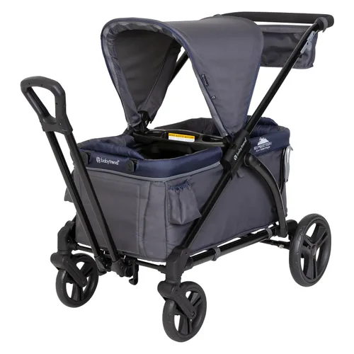 Vista 24 de Baby Trend Cochecito Vagón Expedition/Tour LTE 2 en 1, Azul Desierto
